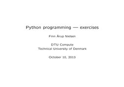 Python Programming Exercises Guide | PDF | Computers