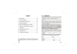 Obs.: A FKS reserva-se o direito de fazer alterações nas 
especificações técnicas da sua linha de produtos sem aviso 
prévio.