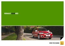 DRIVE THE CHANGE
RENAULT CLIO MÍO
