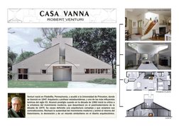 CASA  VANNA
CASA  VANNA
CASA  VANNA
ROBERT VENTURI
ROBERT VENTURI
ROBERT VENTURI
Venturi nació en Filadelﬁa, Pennsylvania, y