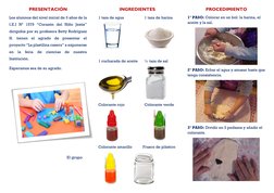 PRESENTACIÓN 
Los alumnos del nivel inicial de 3 años de la 
I.E.I N° 1579 “Corazón del Niño Jesús” 
dirigidos por su profeso