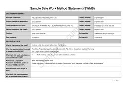 Safe Work Method Statement for Heights | PDF | Scaffolding | Personal ...