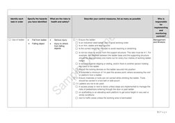 Safe Work Method Statement for Heights | PDF | Scaffolding | Personal ...