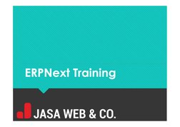 ERPNext Training Guide and Setup | PDF