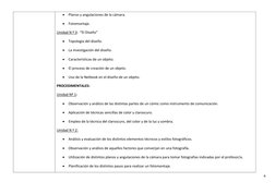 Planificación de Artes Visuales Secundaria | PDF | Diseño | Color