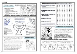 El Jueves Santo se celebra: 
la Última Cena,
el Lavatorio de los pies,
la institución de la Eucaristía y del
Sacerdocio,