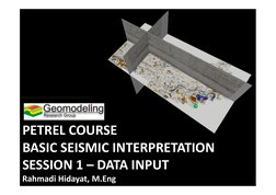 Petrel Course: Seismic Interpretation Guide | PDF | Computing And ...