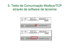 5. Teste de Comunicação Modbus/TCP
através de software de terceiros
