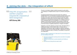© AM Azure Consulting Ltd 2016 
7 
2. Joining the dots – the integration of effort 
The aim is not simply to design excellent