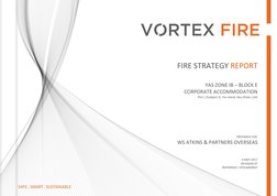 FIRE STRATEGY REPORT 
 
 
YAS ZONE IB – BLOCK E 
CORPORATE ACCOMMODATION 
Plot 1 (Subplot 2),