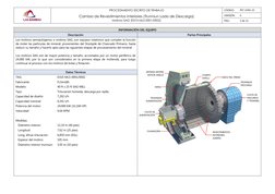 PROCEDIMIENTO ESCRITO DE TRABAJO 
CÓDIGO: 
PET-GPM-25 
Cambio de Revestimientos Interiores (Trunniun Lado de Descarga) 
Mol