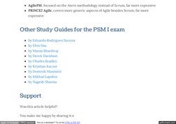 Psm Test PSM I Certification Exam Preparation Guide | PDF | Scrum (Software ...