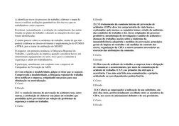 A.identificar riscos do processo de trabalho, elaborar o mapa de 
riscos e realizar avaliações quantitativas dos riscos a que