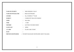 2 
 
 
 
NAME OF STUDENT                        :       MISS DEEKSHA YADAV 
NAME OF INVEGILATOR              :      MISS HANU