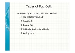 Pad Cell Structure IO Ring Design in VLSI Systems | PDF | Electrical Components | Electronics