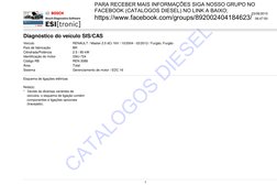 (https://www.facebook.com/groups/892002404184623/)Diagnóstico do veículo SIS/CAS
23/06/2015
06:47:50
Veículo
RENAULT / Maste
