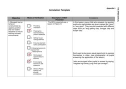 Sample Annotations for RPMS Objectives | PDF | Lesson Plan | Change