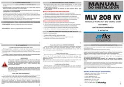 1 - CARACTERÍSTICAS
*A FKS garante este produto, 
, contra qualquer defeito de fabricação pelo 
período de dois (2) anos.
*A