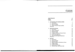 SF
Contents
Acknowledgements
Xl
Preface
xiii
Notation
xvii
1.
Structural forms and calculation methods
1
1.1
Introduction
1
1