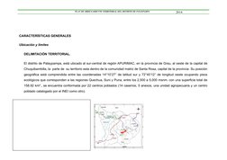 PLAN DE ORDENAMIENTO TERRITORIAL DEL DISTRITO DE PATAYPAMPA 
                            2014