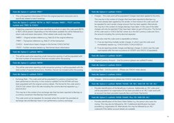 10
Field :86: Option C+ subfield /PREF/
•	
This is the payment Information ID from the original payment instruction and is
