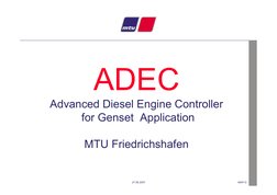 ADEC ECU-7 Wiring for Genset Applications | PDF | Fuel Injection ...