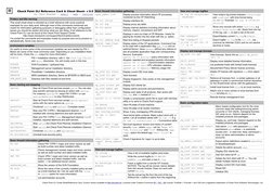 Check Point CLI Cheat Sheet v0.5 | PDF | Command Line Interface ...