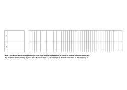 Muster Roll and Wage Register Format | PDF | Wage | Employment