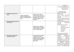 SAERHERC”
(CHARACTERISTICS OF
QUANTITATIVE
RESEARCH)
    Let them post their 
answers on the board.
 B.     Establishing a pu