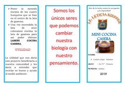  Poner 
la 
moneda 
encima de los cuatro 
huequitos que se hizo 
en el centro de la lata 
de gaseosa. 
 Una vez encendida