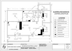 Residential Lighting Layout Plan | PDF | Electrical Components | Lighting