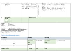 Unidad 5 
Manifestaciones  
Musicales. 
 
Conocer las fuentes que informan sobre  la 
música tradicional de nuestro país y 
r