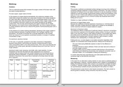 Metallurgy  
 
Oxidation 
 
This is a chemical process that increases the oxygen content of the base metal, with 
the res