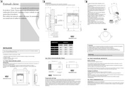 INSTALACION
FIG. 1
Para todos los trabajos de instalación utilice únicamente los servicios de un instalador habilitado 
por s