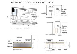 Dimensioner Counter Detalle y Dimensiones de Counter | PDF