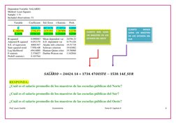 Prof. Laura Castillo                                                         Econometría