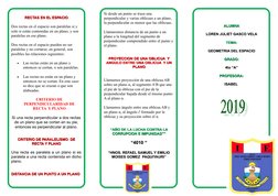 RECTAS EN EL ESPACIO
RECTAS EN EL ESPACIO
Dos rectas en el espacio son paralelas si y 
solo si están contenidas en un plano,