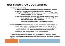 Architectural Lettering Guidelines | PDF | Letter Case | Drawing
