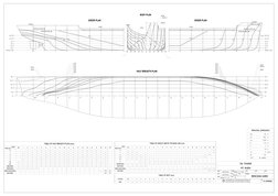 Ship Lines Plan for MT. Rhein | PDF | Ships | Watercraft