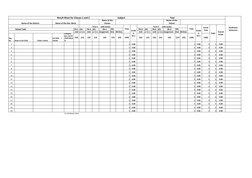 CCE Result Sheet Format for Classes 1-8 | PDF