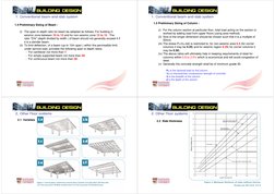 1. Conventional beam-and-slab system
1.4 Preliminary Sizing of Beam :
(i) The span to depth ratio for beam be adopted as foll