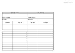 Canvass Form Template for Procurement | PDF | Procurement | Business