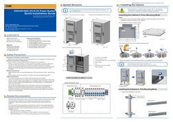 ZXDU48 B600 Quick Installation Guide | PDF | Alternating Current