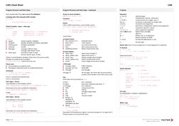 CAPL CheatSheet | PDF | Data Type | Array Data Structure