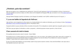 ¿Modelado, quién dijo modelado? 
Más que una sorpresa, esto es simplemente una confirmación. A pesar de la gran importancia (