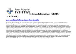 (https://www.ra-ma.es/)Sistemas Informáticos (GRADO 
SUPERIOR)  
José Luis Raya Cabrera, Laura Raya González  
La presente o