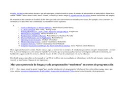 El Open Syllabus es una curiosa iniciativa que busca recopilar y analizar todos los planes de estudio de universidades de hab