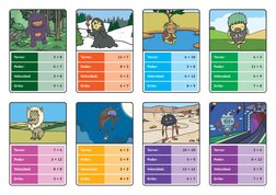 Terror:
3 × 8
Poder:
6 × 7
Velocidad:
2 × 8
Grito:
9 × 5
Terror:
7 × 4
Poder:
2 × 12
Velocidad:
8 × 8
Grito:
3 × 5
Terror:
11