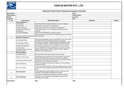 Electrical Control Panel Inspection Checklist | PDF | Switch ...