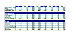 Jan
Feb
March
April
May
June
July
Aug
Car wash/detailing services
0.00 
0.00 
0.00 
0.00 
0.00 
0.00 
0.00 
0.00 
Parking
0.0